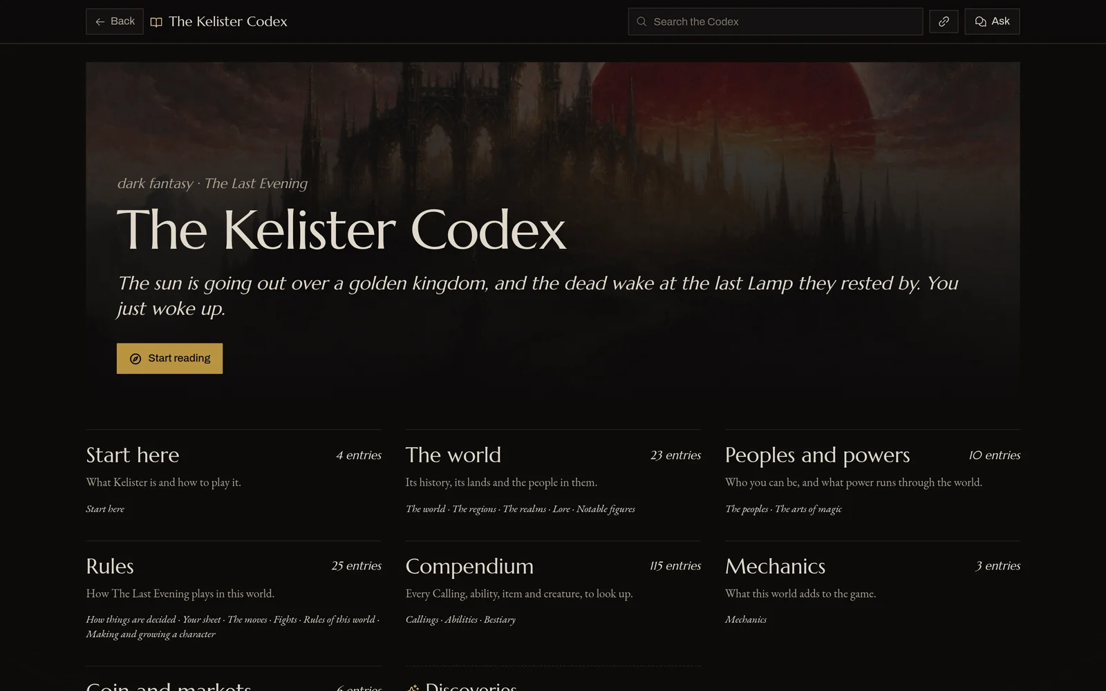 The Kelister Codex in Kelister's own colours