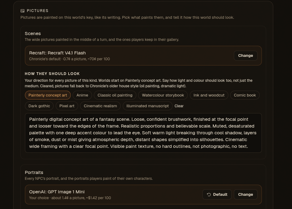 Per-Player Limits and Custom Picture Models