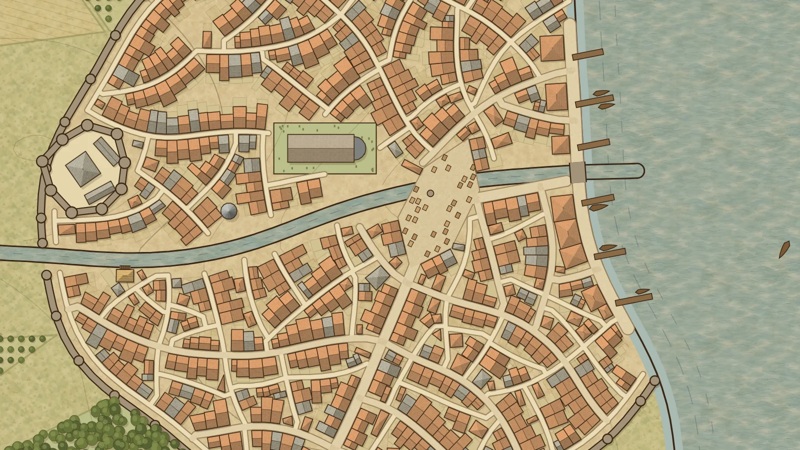 New town maps